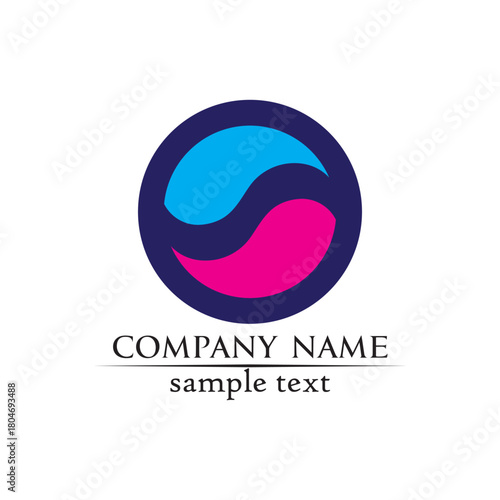 Waves beach logo and symbols template icons app