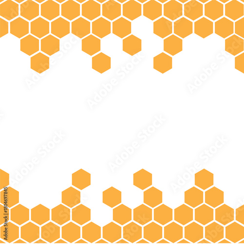 honeycomb background. honeycomb pattern. Hexagon abstract background vector