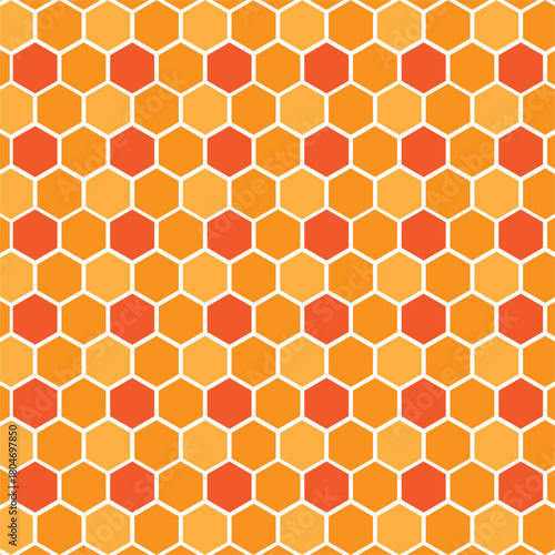 honeycomb background. honeycomb pattern. Hexagon abstract background vector