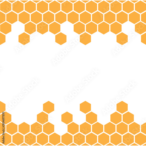 honeycomb background. honeycomb pattern. Hexagon abstract background vector