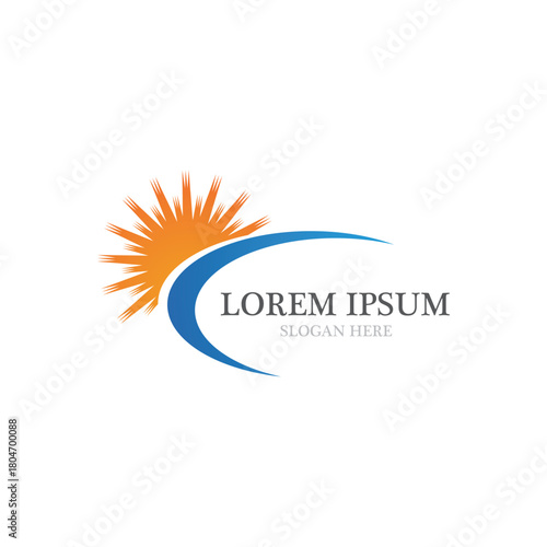 Sun Vector illustration Icon