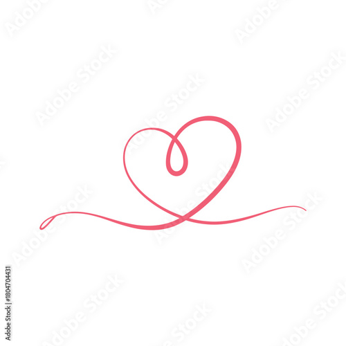 Abstract Heart Symbol Logo