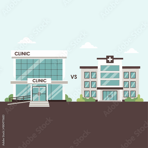 Clinic vs Hospital Comparing Healthcare Facilities and Accessing Medical Services