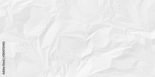 White paper rough obsolete wrinkle cardboard crumpled satin fabric ripped cloth decoration background	
