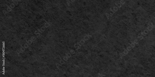 Dark black old wall paper grunge background. black blackboard and chalkboard texture. Dark black concrete wall texture element vintage grunge charcoal paint rough, distress backdrop background.