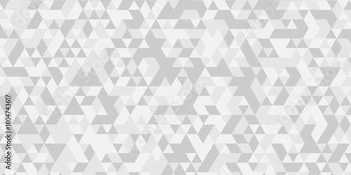 Abstract low polygon cubic white and gray vector poly triangle texture geometric pattern composed of triangular. geometric wall tile and metal cube background triangle wallpaper design.	
