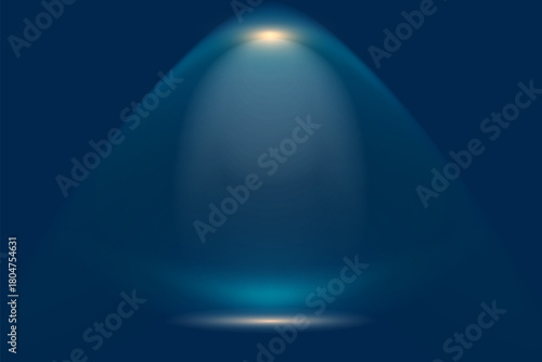 abstract blue background with spotlight