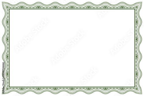 vintage frame with floral ornament