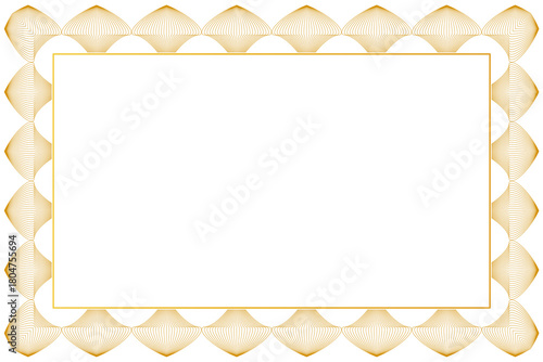 gold frame for text or image