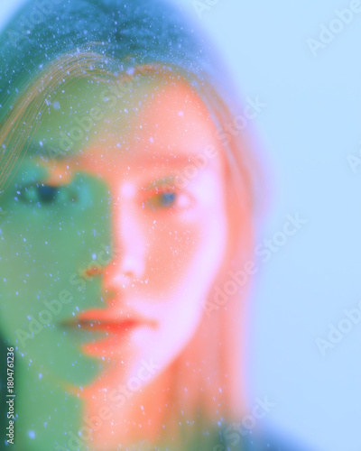 Dreamy winter beauty portra...