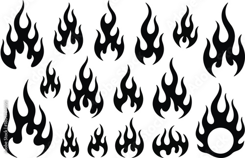 Flame shapes collection