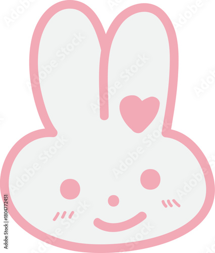 귀여운 토끼얼굴