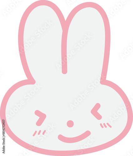 귀여운 토끼얼굴