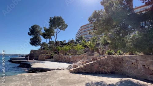 Spain, Mallorca Calvia, Cal Fornells, Coast of Cala Fornells