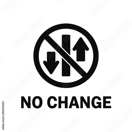 Traffic sign symbolizing no overtaking or lane change