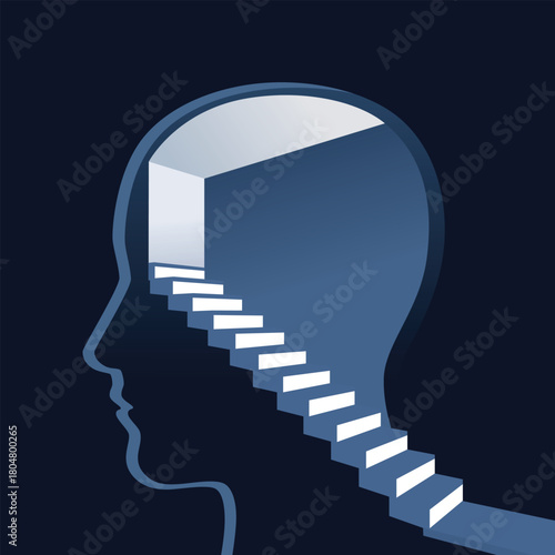 Ascending Stairs Within The Mind