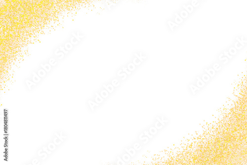golden paint splash frame