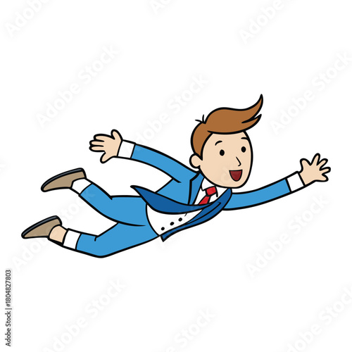 An urgent meeting unfolds midair as a skydiver races through the open sky, wind roaring past, determination sharp, ready to deliver a critical message before landing.”