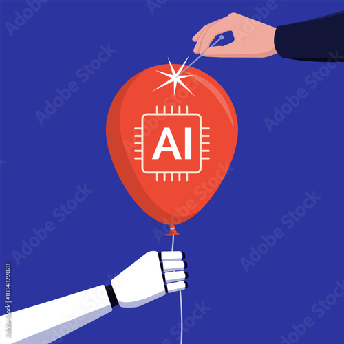 AI bubble burst and economy