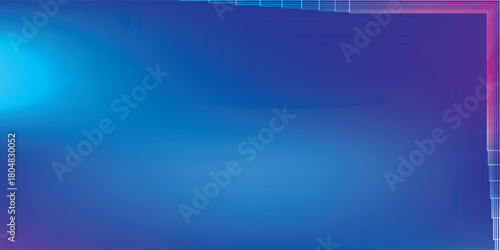 Abstract Blue Gradient with Subtle Grid and Pink Accents.