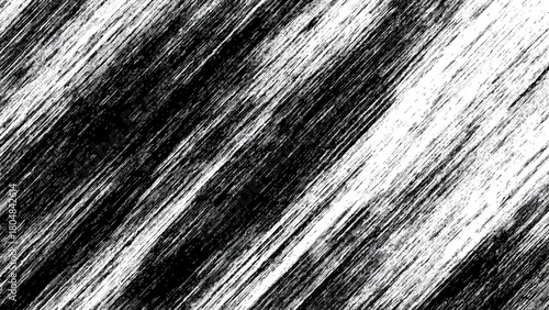 Abstract distressed diagonal black and white grunge texture background design Vector, illustration