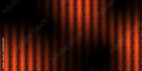 red hexagon honeycomb, technology texture background. Vector illustration flat geometric texture symbol. Honey bee hive black and red color Template Design innovation technology concept vector.