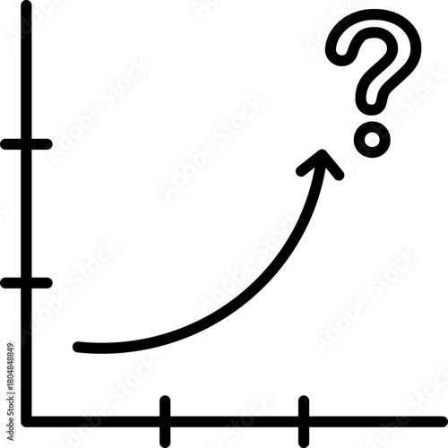 Future Prediction and Forecasting Chart Icon
