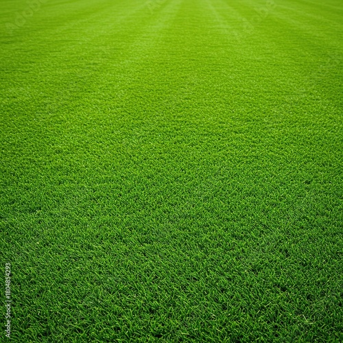 Pristine, vibrant green turf carpet, freshly cut and well-maintained, offering a smooth, even surface ideal for various designs ,backyard ,carpet ,soft