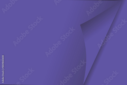 Lavender Paper Corner Fold with Shadow Effect abstract