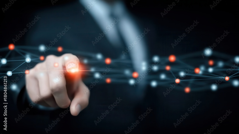 Fototapeta premium A radiant corporate node where interaction directs compliance as partnership evolves logistics and networking to advance continuous profit through intentional collaboration