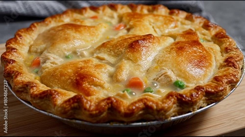 Chicken Pot Pie With Flaky Crust