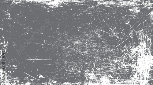 Distressed grey background with white scratches and speckles abstract texture grunge