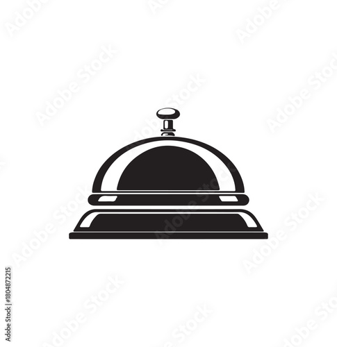 Hotel Service Bell Icon Vector

Reception Bell Silhouette Illustration

Concierge Bell Symbol