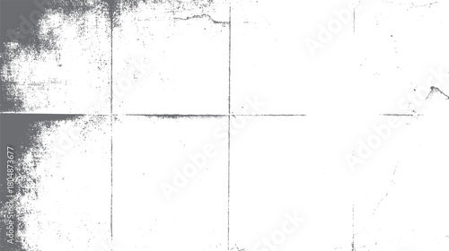 Faded grey textured background with subtle distressed paper folds and scattered speckles grunge