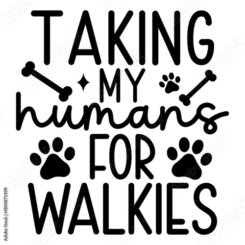 Taking my humans for walkies