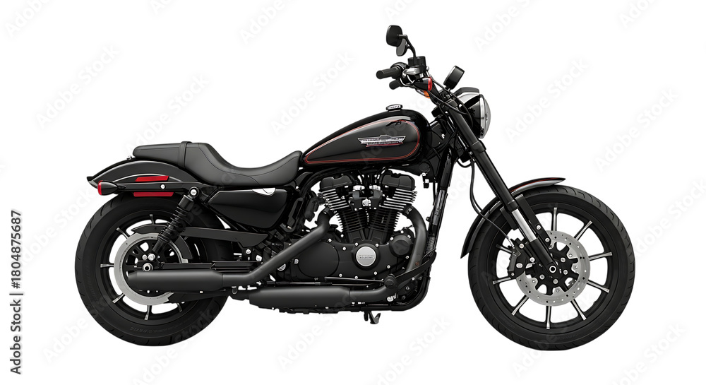 Obraz premium motorcycle isolated on white background