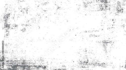 White background with scattered dark grey textured grunge speckles and distressed horizontal lines vector