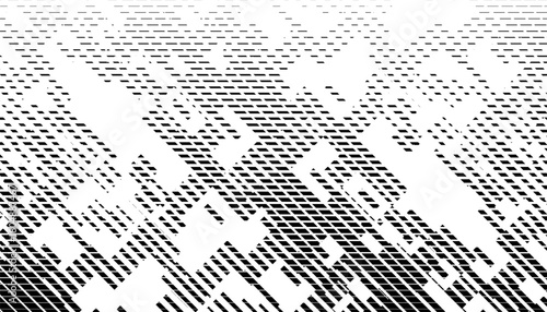 Black and white abstract geometric pattern for sporty and modern background. Easily resized and recoloured at your discretion. Vector Format Illustration 