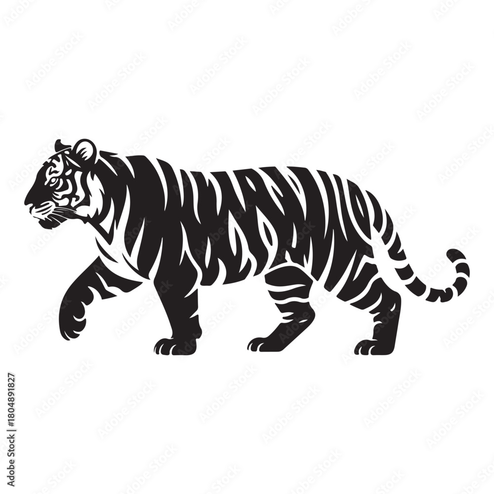 Obraz premium Tiger Vector 
