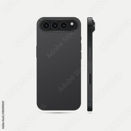 Apple's iPhone 17 Pro Max Vector Design, iPhone 17 Pro max Mockup template 