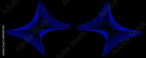 Blue light fire graphic smoke background