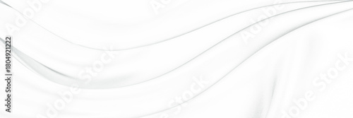 Wall Mural White gray satin texture that is white silver fabric silk panorama background with beautiful soft blur pattern natural