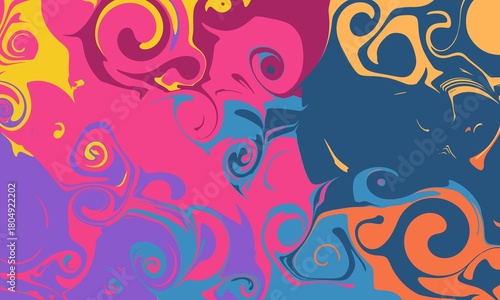 abstract colorful background liquify pattern art