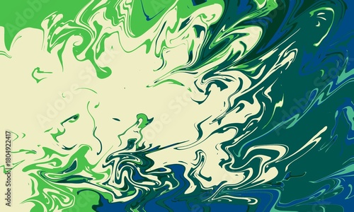 abstract green background liquify pattern art