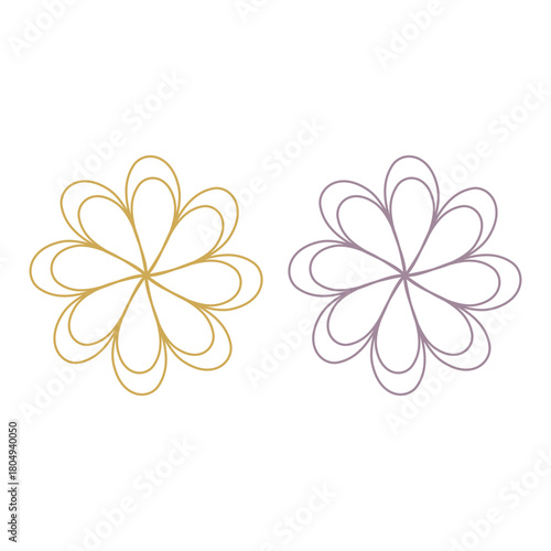 Natural Mandala Ayurveda Resort Sign Symbol Logo
