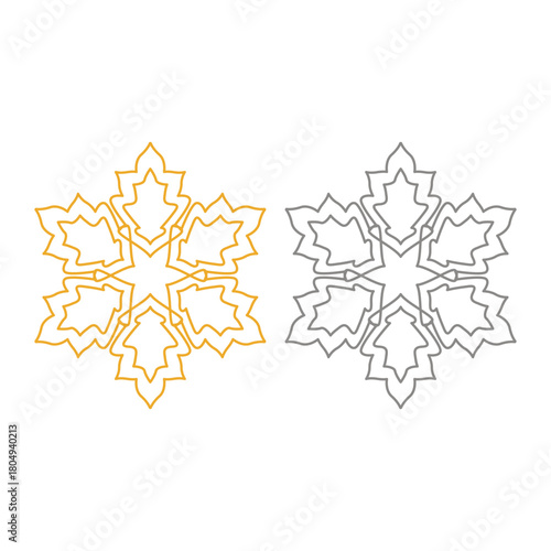 Natural Mandala Ayurveda Resort Sign Symbol Logo
