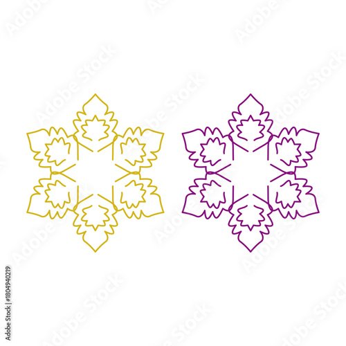 Natural Mandala Ayurveda Resort Sign Symbol Logo
