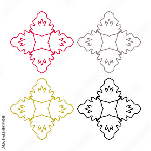 Natural Mandala Ayurveda Resort Sign Symbol Logo
