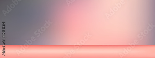 Minimal pink gradient podium backdrop, clean empty 3D studio setup for product presentation.