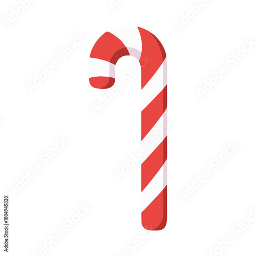 baston, caramelo, navida, baston navideño, vector, símbolo, decoraciones, ilustración, bombones, designio, icono, rayado, color, alimento, celebraciones, vacaciones, azucarar, figura, bandera